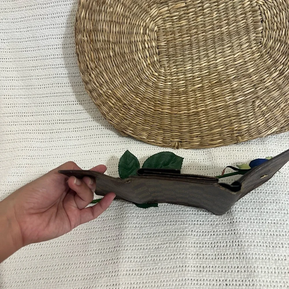 Louis Vuitton Trifold Wallet in signature Damier Ebene